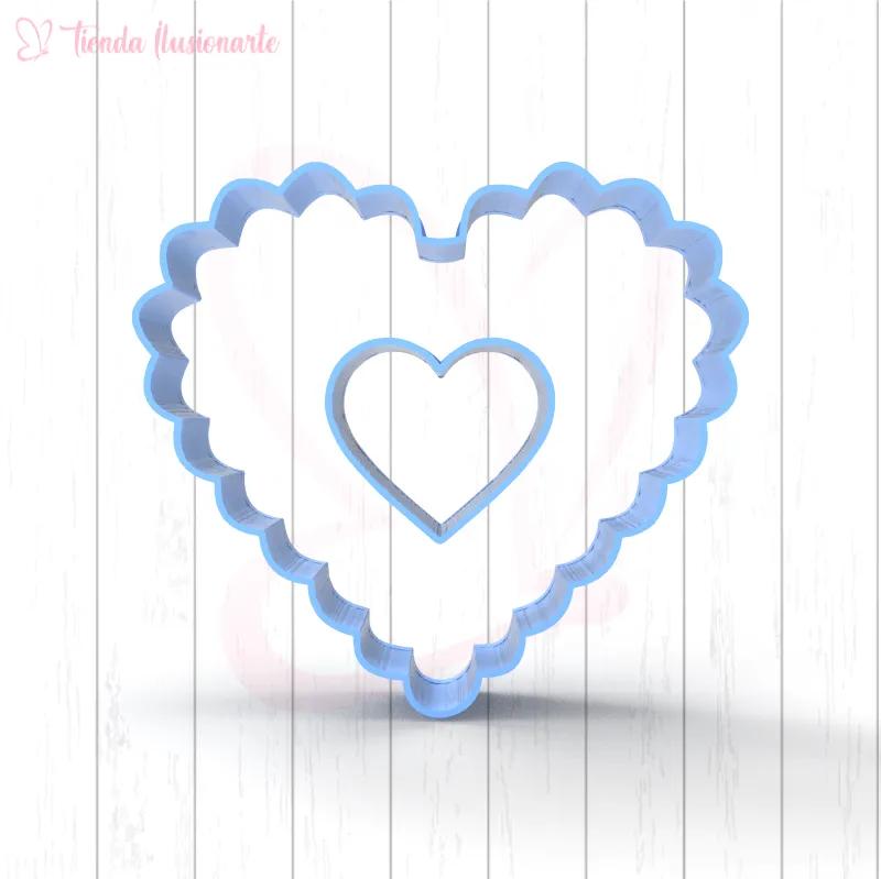 Corazón rizado