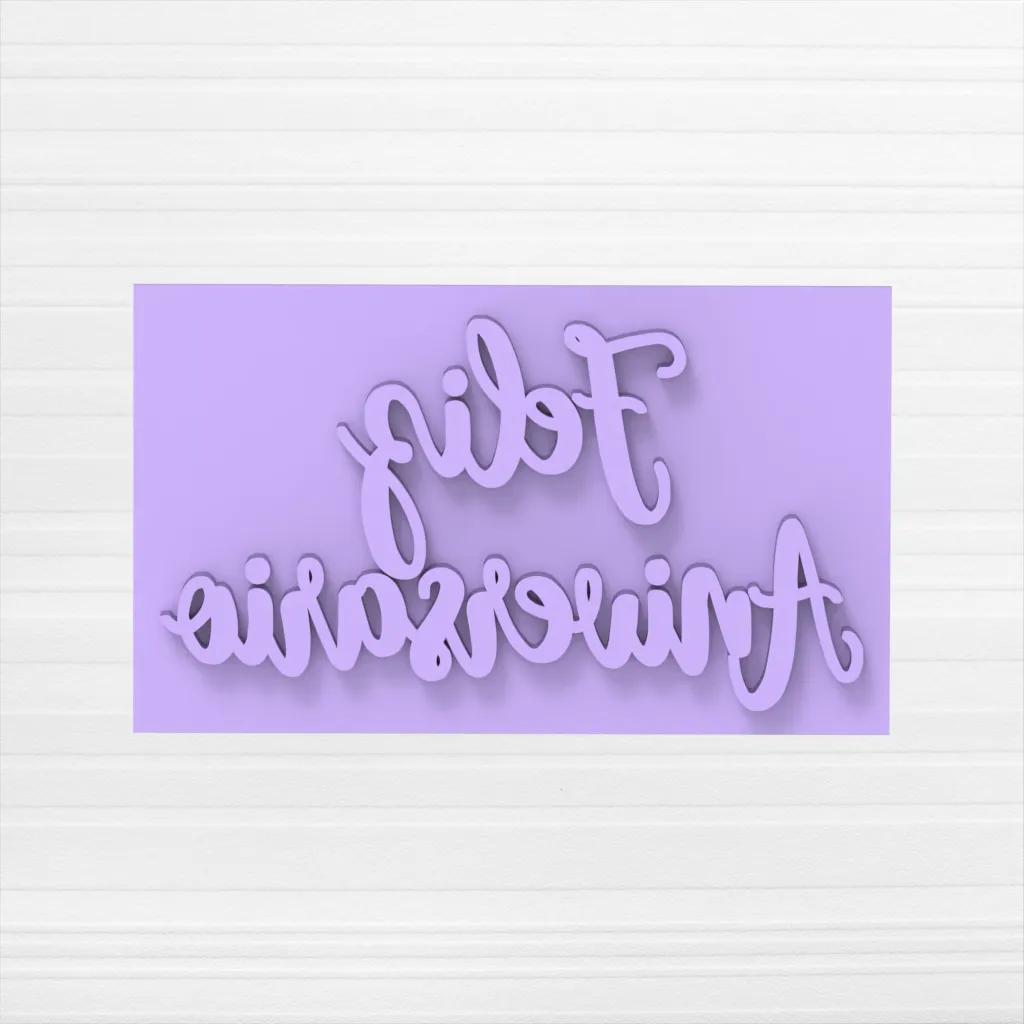 Stamp Feliz Aniversario